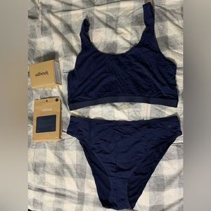 New Allbirds women bralette & bikini brief